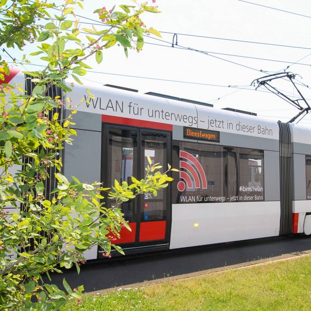 Straßenbahn WLAN für unterwegs Krefeld 