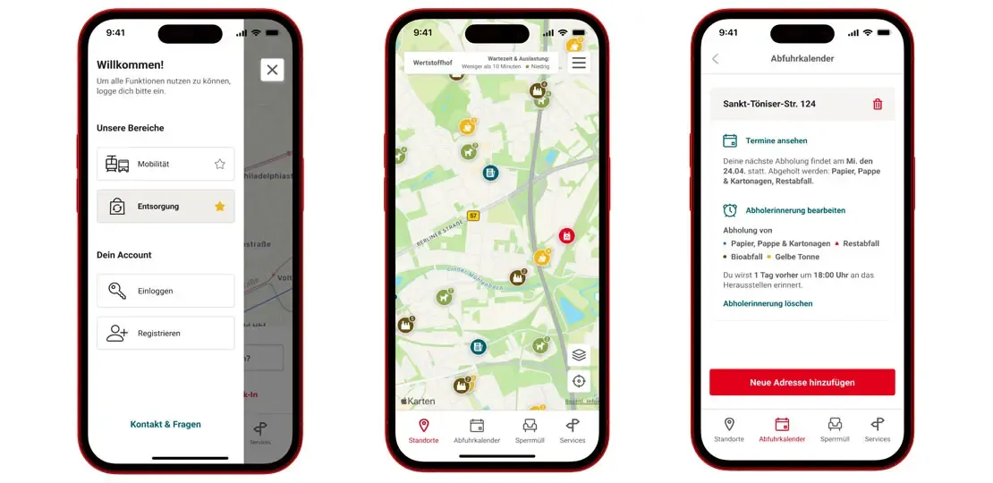 SWK App Screens