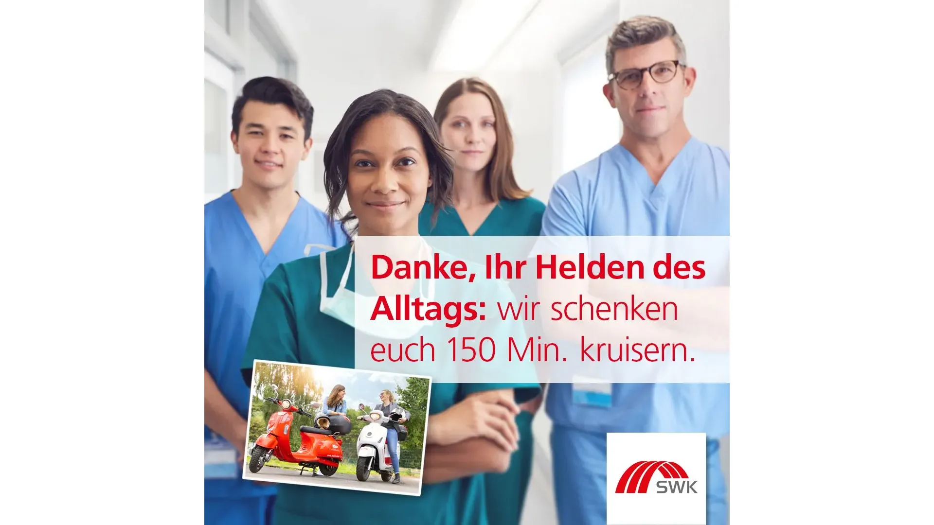 Ein Ärzteteam und der SWK KRuiser