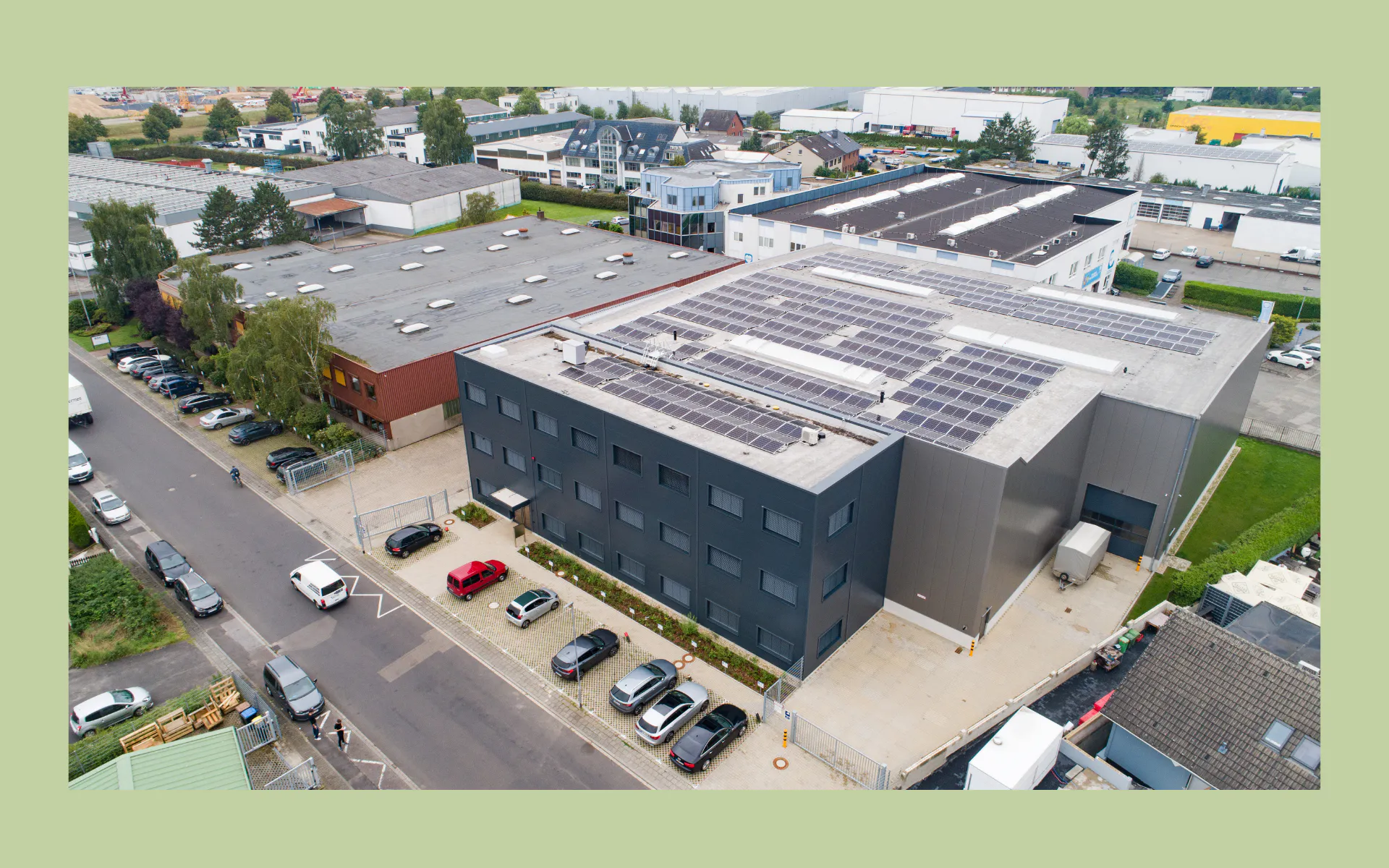 Dachsolaranlage in Kaarst