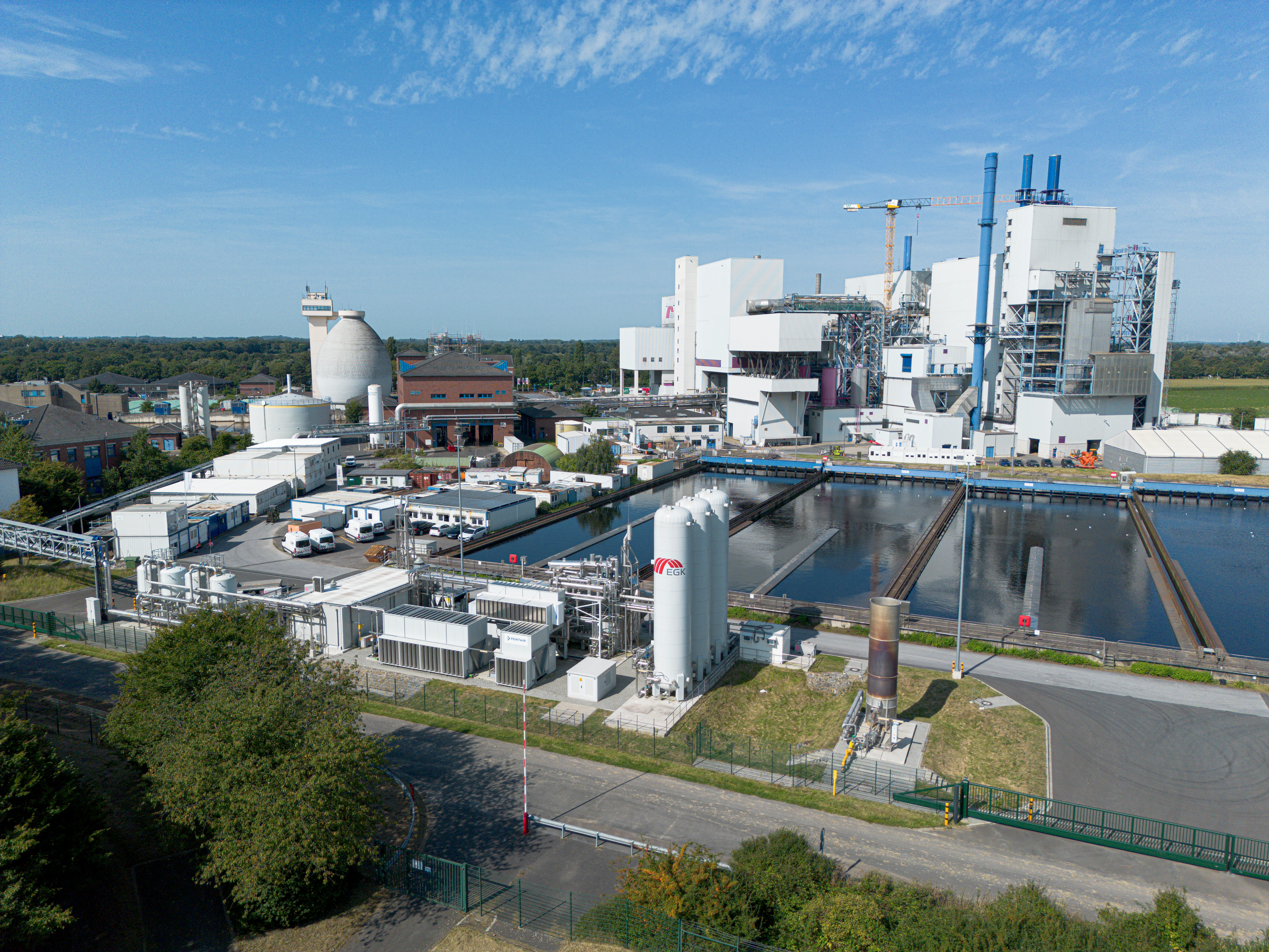 Ein Blick auf unsere Biogasablage, die Kläranlage und die Müllverbennung