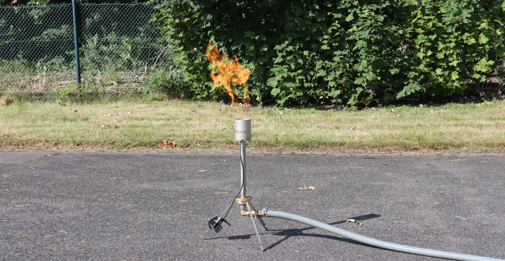 NGN mit Gasfackeln aktiv gegen Methanemissionen