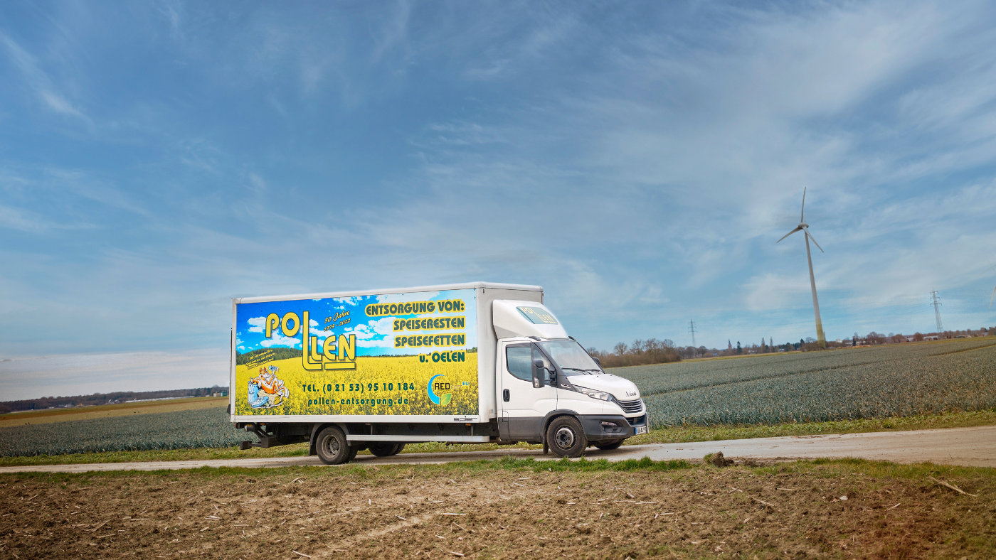 Pollen-Entsorgung Speisereste_Fahrzeug_Landschaft
