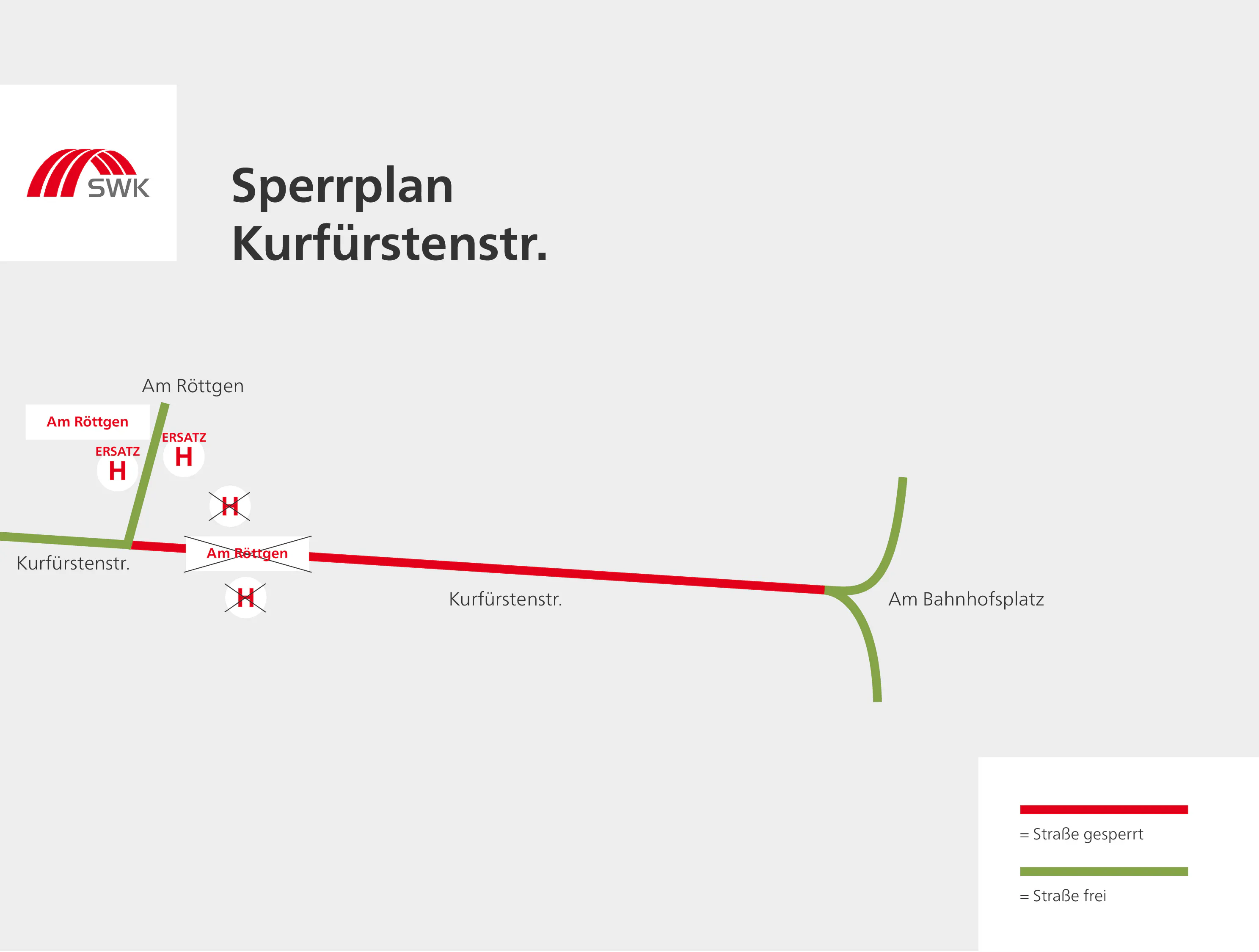 Sperrplan Kurfürstenstraße