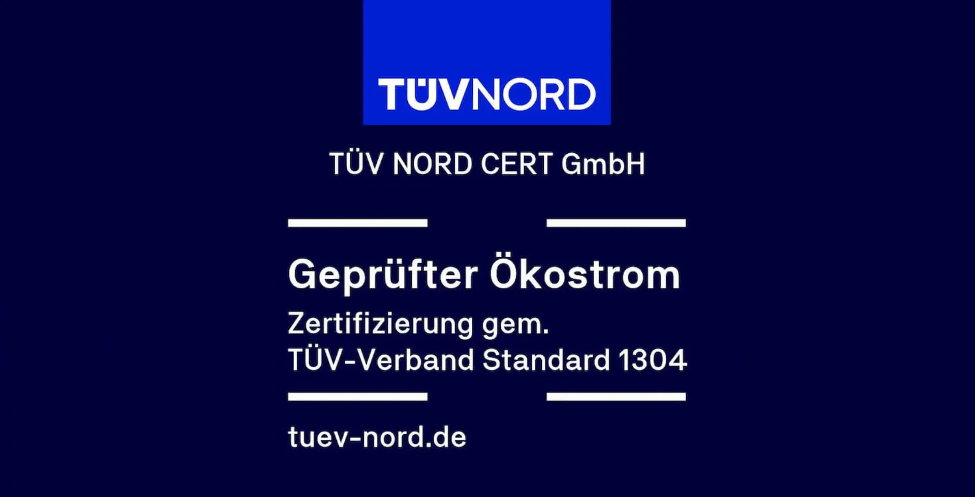 TÜV NORD CERT Oekostrom
