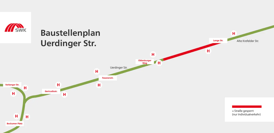 Umleitung Uerdinger Straße