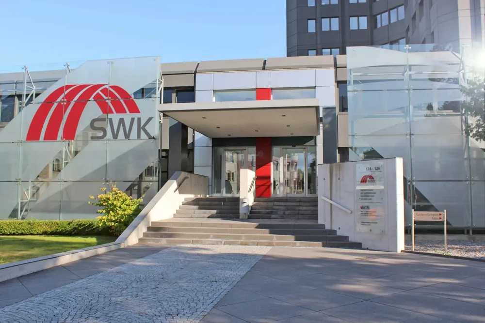 Haupteingang der SWK in Krefeld