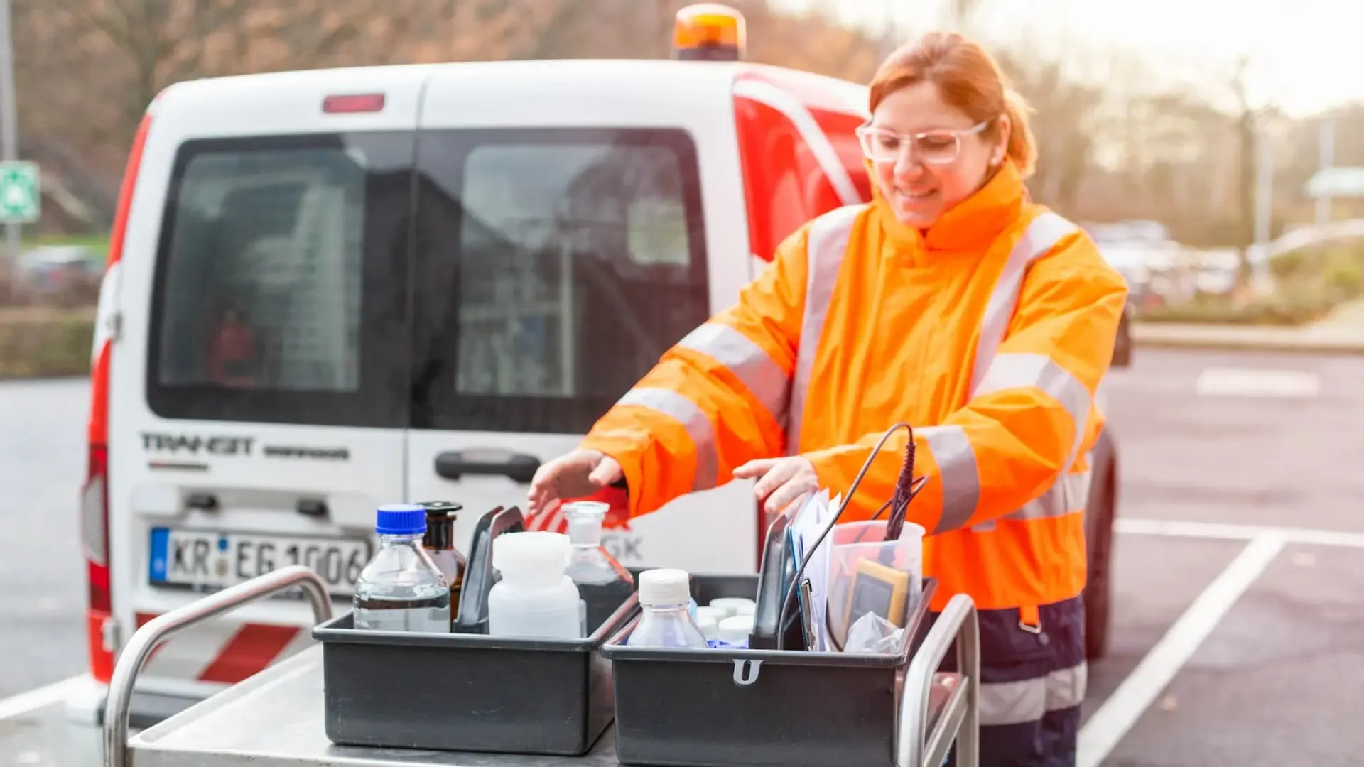 EGK Laborantin draußen