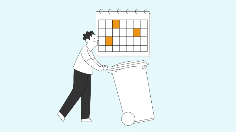Illustration EGN Abfallkalender