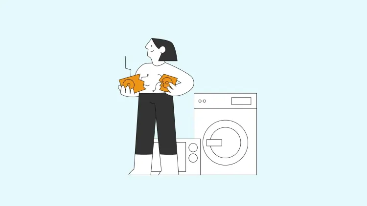 Illustration EGN Elektrogeräte entsorgen