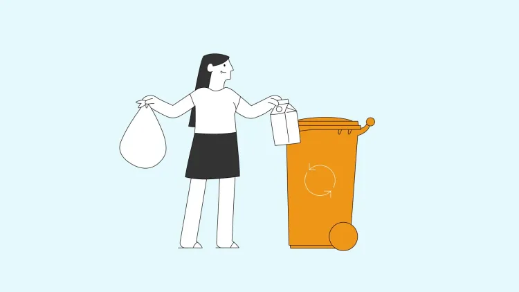 Illustration EGN gelbe Tonne