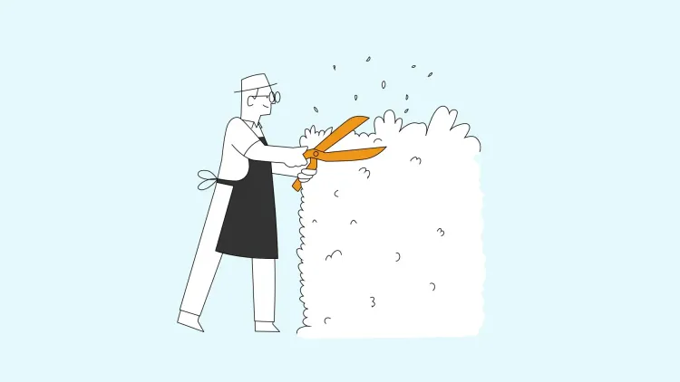 Illustration EGN Grünschnitt entsorgen