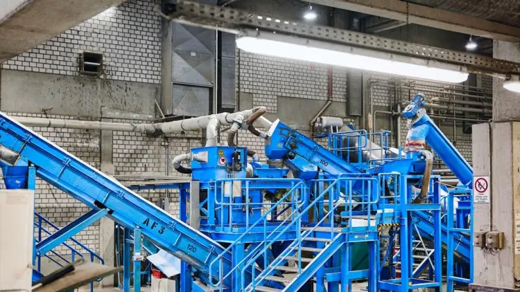 Halle für Elektrogeräteaufbereitung der EGN