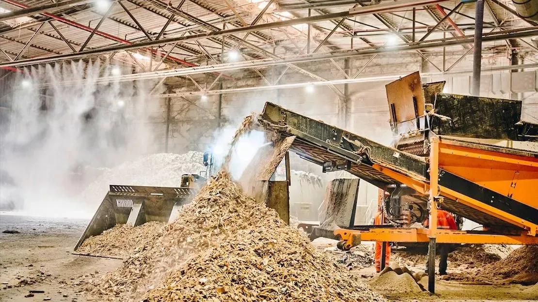 Holzaufbereitungsanlage der EGN