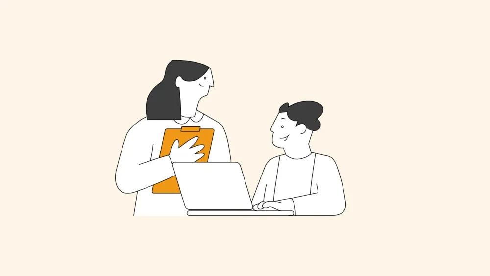 Illustration Ausbildung und Praktikum bei der EGN