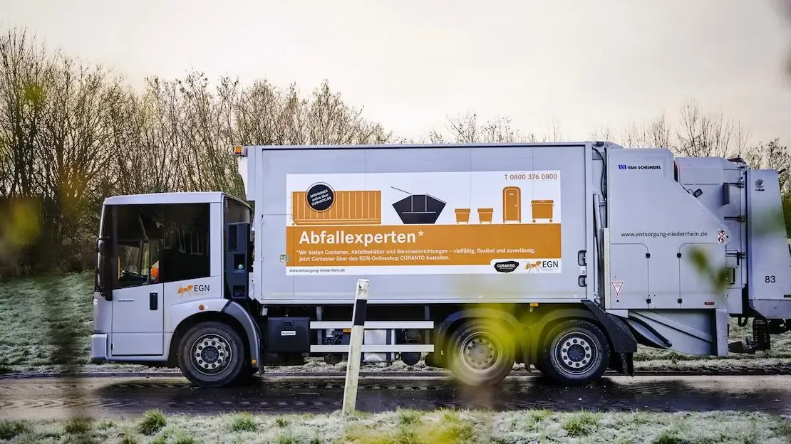 Müllwagen der EGN