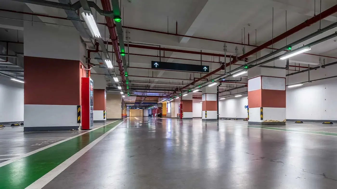 Parkhaus mit LoRaWan Sensoren