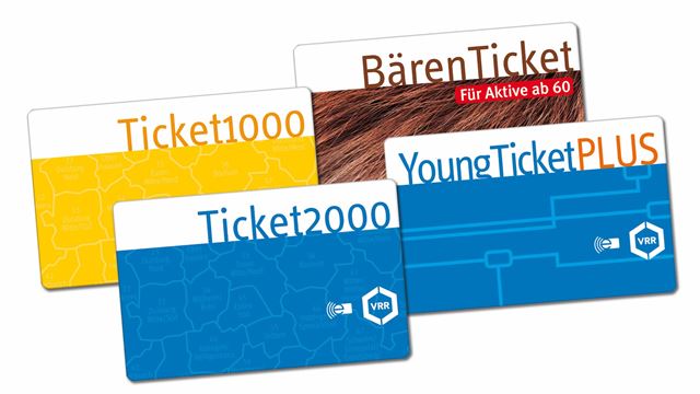 Ticket1000, Ticket2000, YoungTicketPLUS, BärenTicket