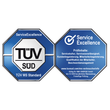 TÜV Service Excellence Auszeichnung SWK Stadtwerke Krefeld